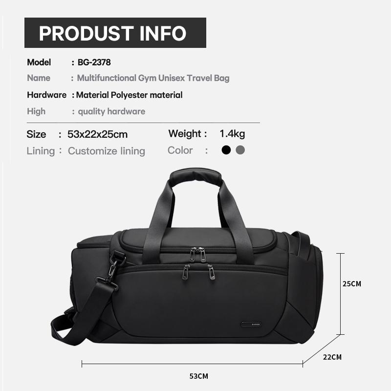 Sports Bags Men Gym Bags For Fitness Training Outdoor WaterProof Sport Bag Dry Wet Separation Bags Sac De Travel Bag
