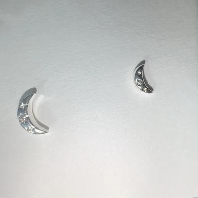 [SILVER] MOON STAR SET PIERCING (2 SIZE)