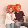 Double Head Basketball Headgear Hat Lovely Photography Props Hat Sport Party and Event Head Accessories for Family Game