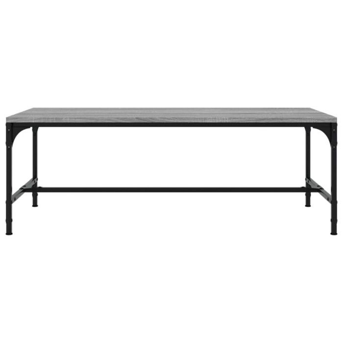 VidaXL Table basse Sonoma gris 80x50x35 cm Bois d'ingénierie 819395