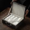 Ink Wash Ice Jade Porcelain Light Luxury Tea Set