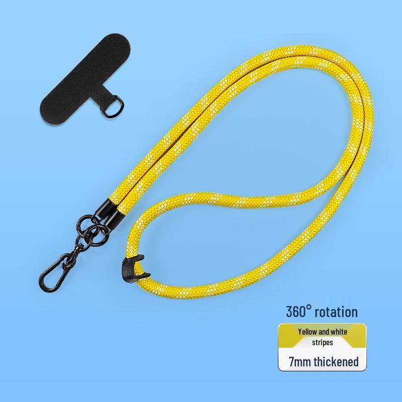 Ultra-Thin Transparent TPU Phone Case with Lanyard Clip and Anti-Lost Patch