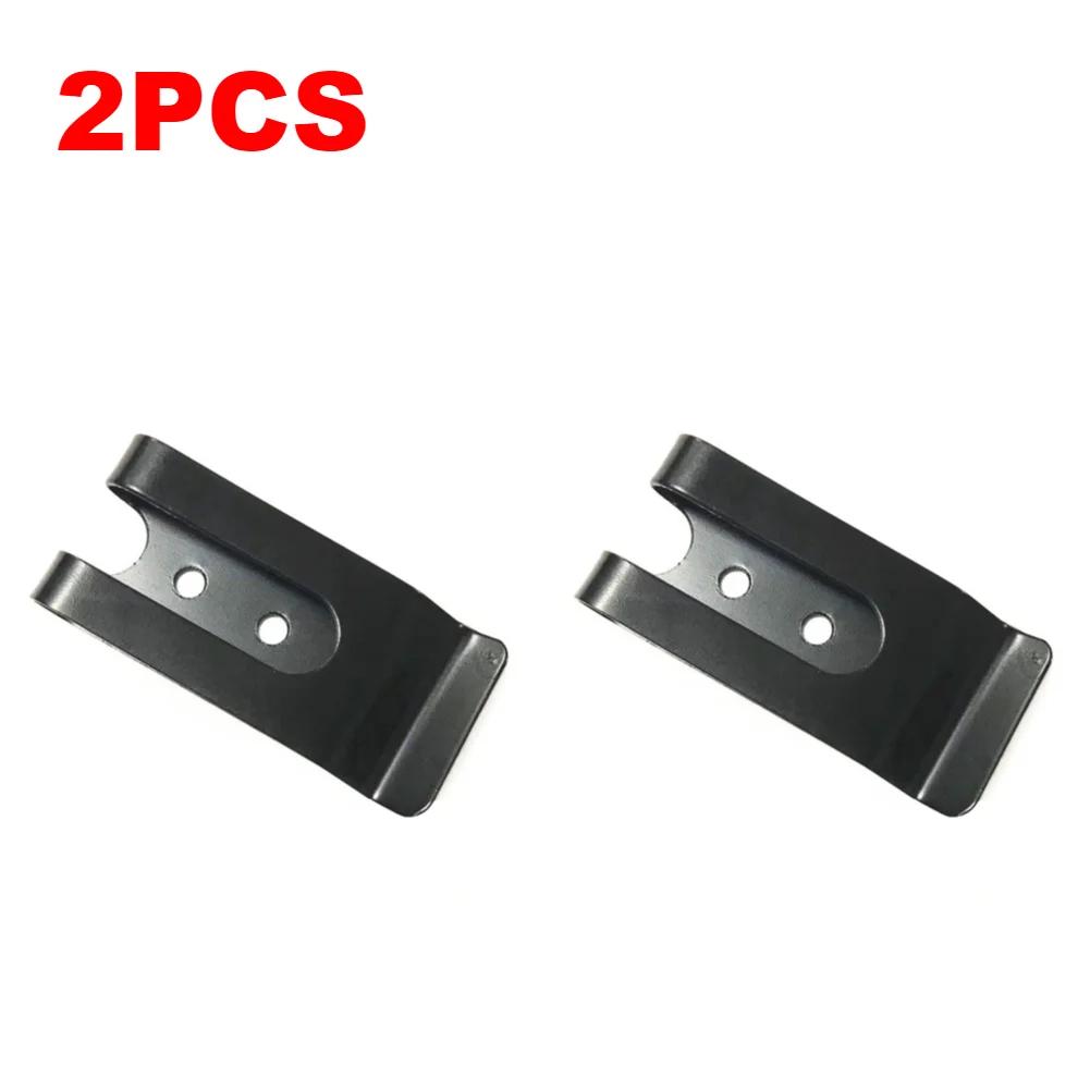1-10PCS Metal Waist Belt Buckles Sheath Clip Clasp Pocket Wallet Wallet Key Hook Stainless Steel Silver Cash Holder Clips Tool