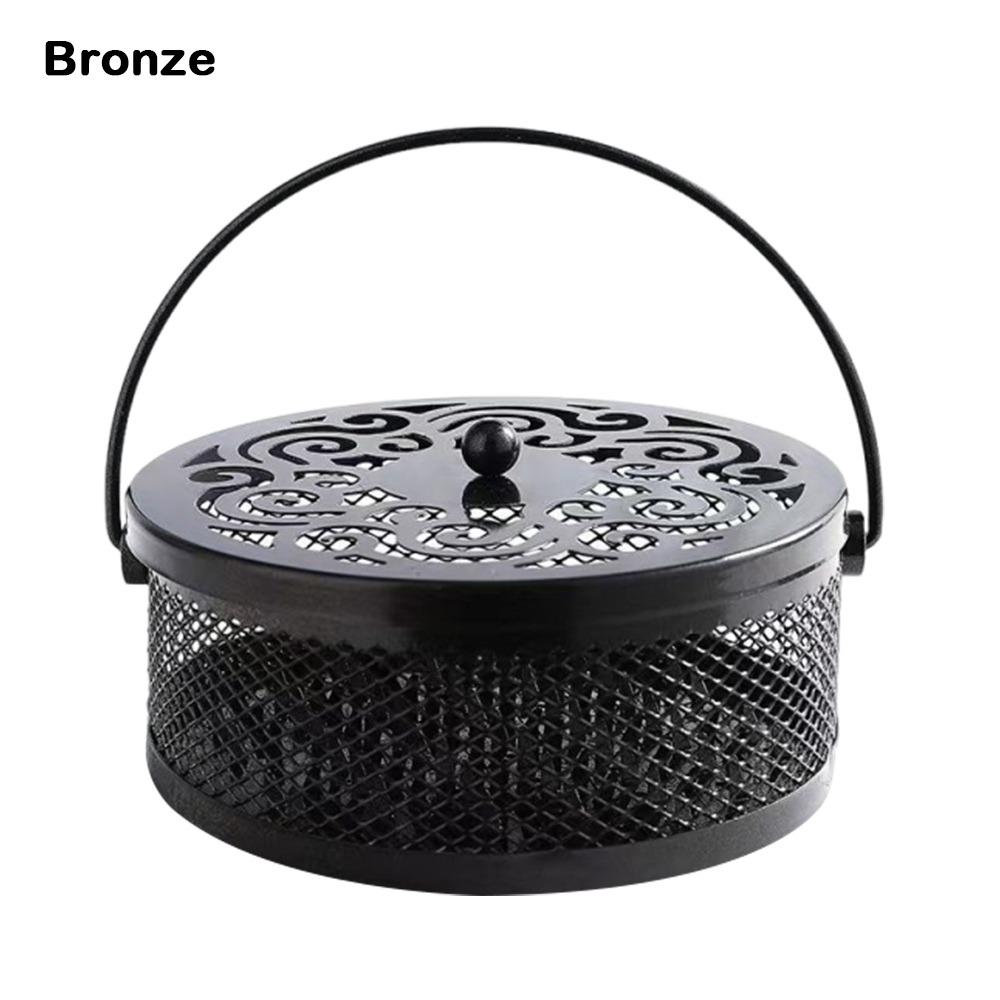 New Insect Repellent Mosquito Coil Tray Holder Anti-fire Cover Incense Burner Sandalwood Anti-Mosquito Mosquito-repellent Holder