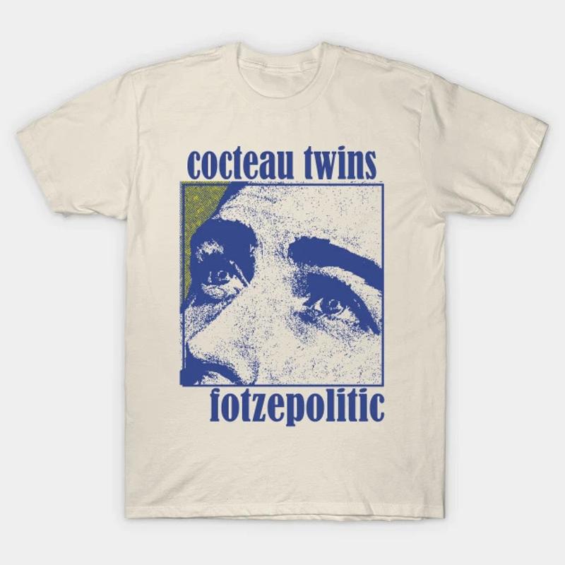 

Retro Cocteau Twins Poster T Shirt Classic White S 5Xl S разноцветный