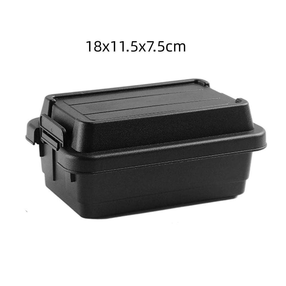 Plastic Camping Spice Kit Durable 1.1L/0.9L Camping Storage Box Large Capacity 6pcs Condiment Jar BBQ Utensils Organizer