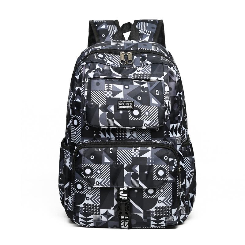 New schoolbag, junior high school, primary school students, girls, lightweight decompression, large-capacity leisure backpack, travel backpack