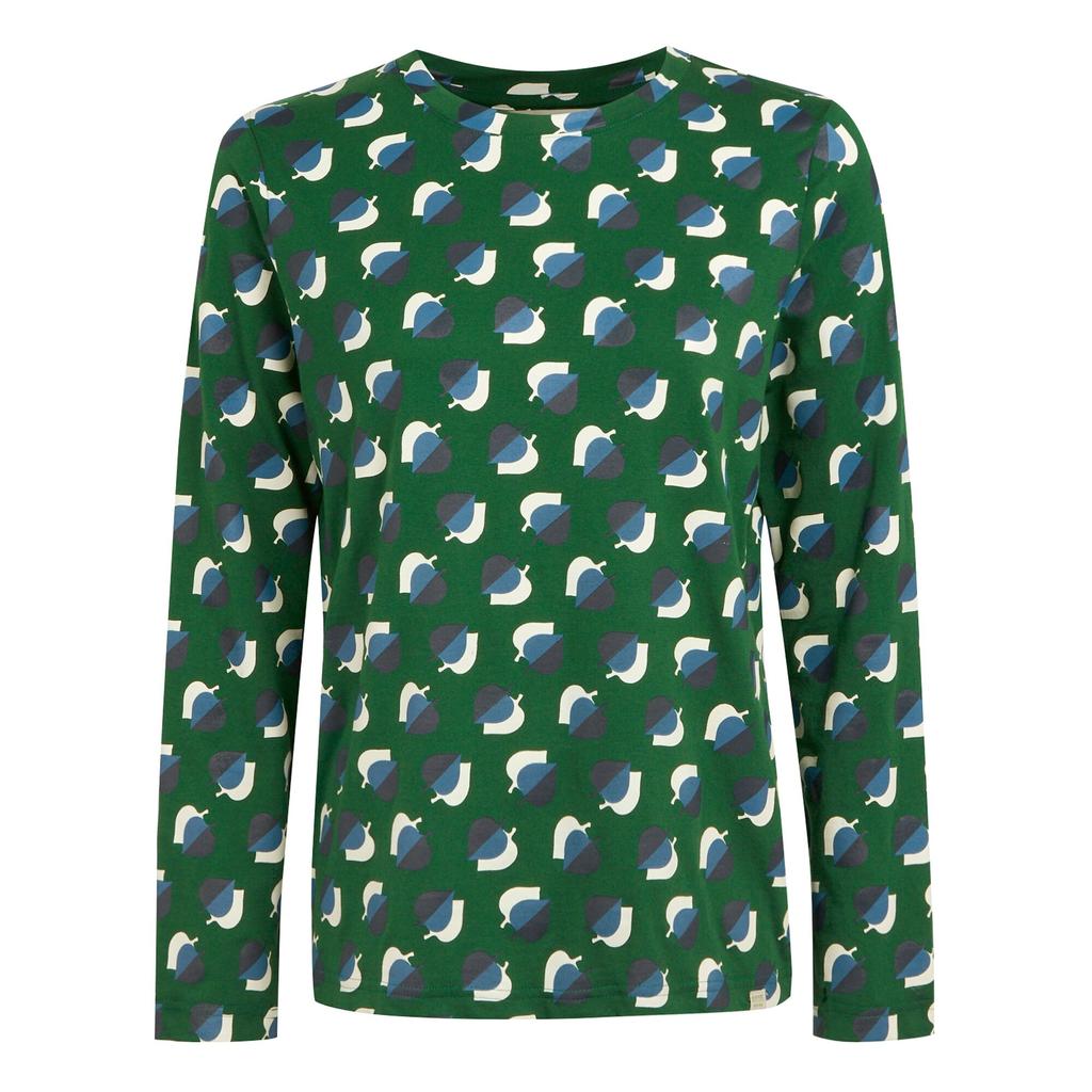 Regatta Dámské/Dámské tričko Orla Kiely Leaf Print s dlouhým rukávem
