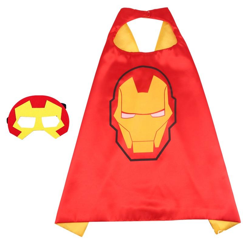 Superhero Cloak Adult Children Cape With Mask For Ultimate Halloween Costume Experience
