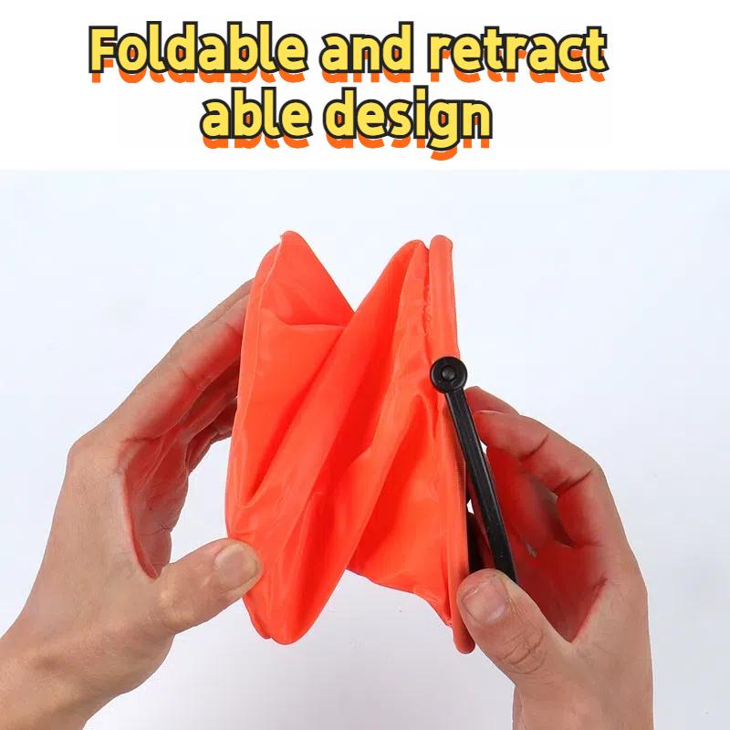 Folding Bucket, Art Pen Washing Bucket, Compartment, Pen Inserting Plastic Pen Washing Bucket, Outdoor Sketching Bucket