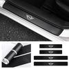 Car Carbon Fiber Door Threshold Badge Anti Scratch Sticker For MINI WORKS One Cooper JCW R60 R59 R58 R57 R56 R55 R53 R52 F54 F60