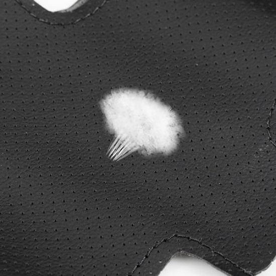 Black Perforated Leather Steering Wheel Cover Trim For BMW M Sport 1 Series E82