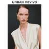 UR 2026 Women's French Chic Pleated Blouse