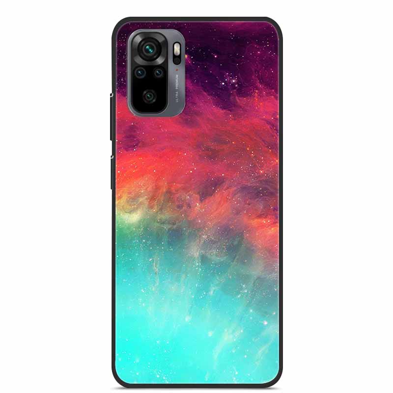 Dla Xiaomi Redmi Note 10S Case silikonowa tylna okładka etui na telefony dla Xiaomi Redmi Note10T 2021 miękki futerał uwaga 10S 10T 10 T S Coque