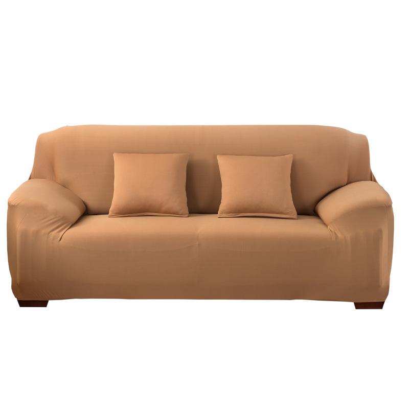 Thick Elastic Sofa Cover Solid Color Slipcover Furniture Protector for Bedroom Office Living Room Home Decor Sofa Cushions