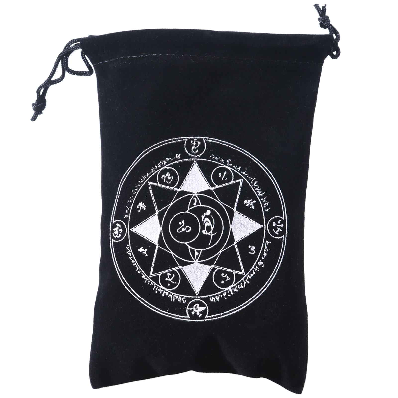 

Мягкий бархатный мешочек для хранения игральных костей, сумка для хранения ювелирных изделий, держатель для карт Таро с завязками, сумка для хранения ювелирных изделий из карт Таро C