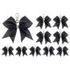 Shining Leather Bowknot Keychain Pendant Featuring Secure Hook For Organized Key Carrying And Stylish Enhancement