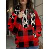 Autumn and Winter Ladies 3D Leaf Flower Print Hooded Comfortable Fashion Breathable Trend  Hoodies & Sweatshirts (women’s)