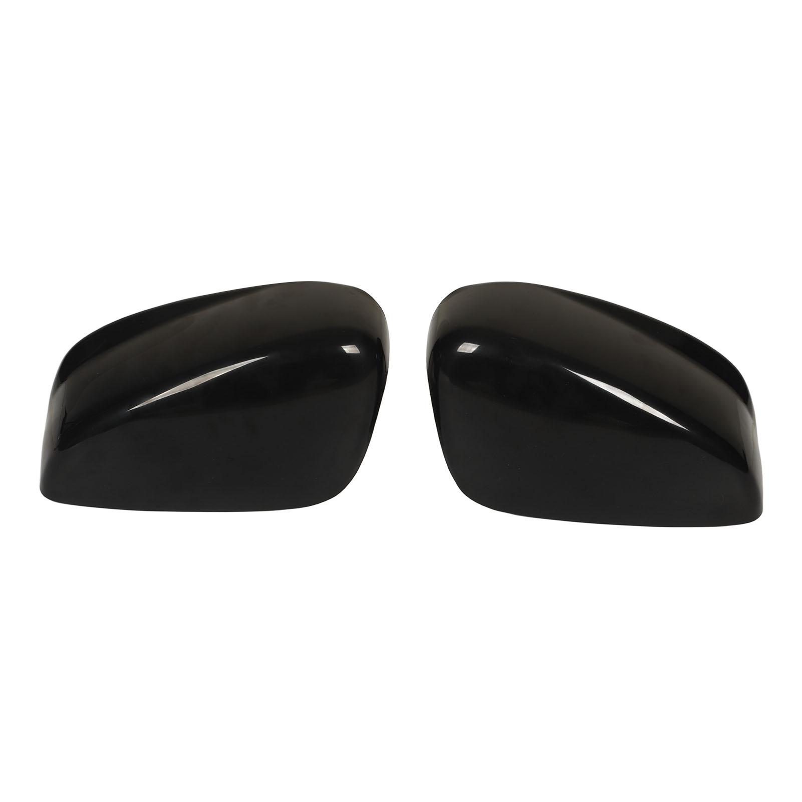 

1 Pair Car Rearview Mirror Cover Trim Glossy Black Side Door Wing Mirror Cap Replacement For Honda Accord 2008‑2012