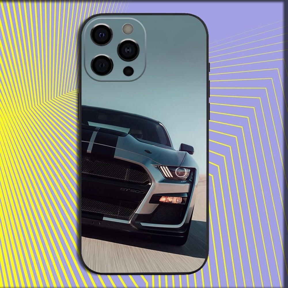 Cool F-Fords Car M-Mustang Phone Case For iPhone 16,15,14,13,12,11,Pro,X,XS,Max,XR,Plus,Mini Soft Black Cover