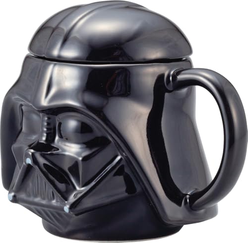 SunArt "Star Wars" Darth Vader 3D Mug, 13 x 13 cm, 270 mL, Black, SAN5003-2, Perfect as a Birthday Gift