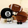 Latest Football, Basketball, Rugby Doll Kawaii Plush Toy Doll Cartoon Anime Cute Children's Birthday Gift Doll Christmas