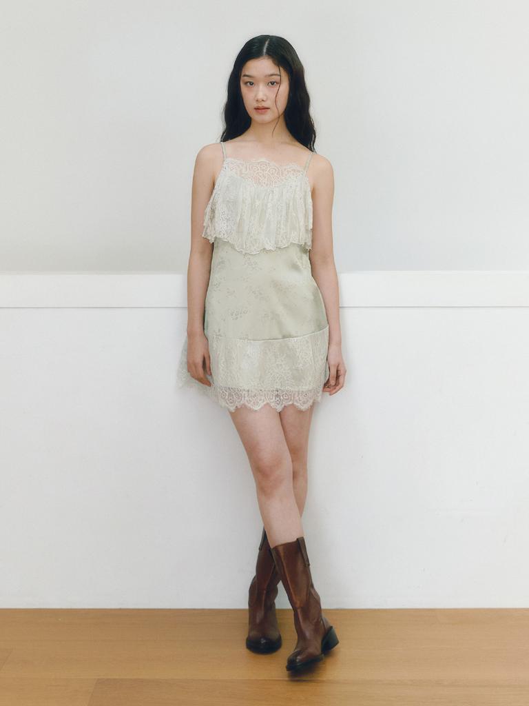 Ganiesong Behr Slip Dress_Light Green