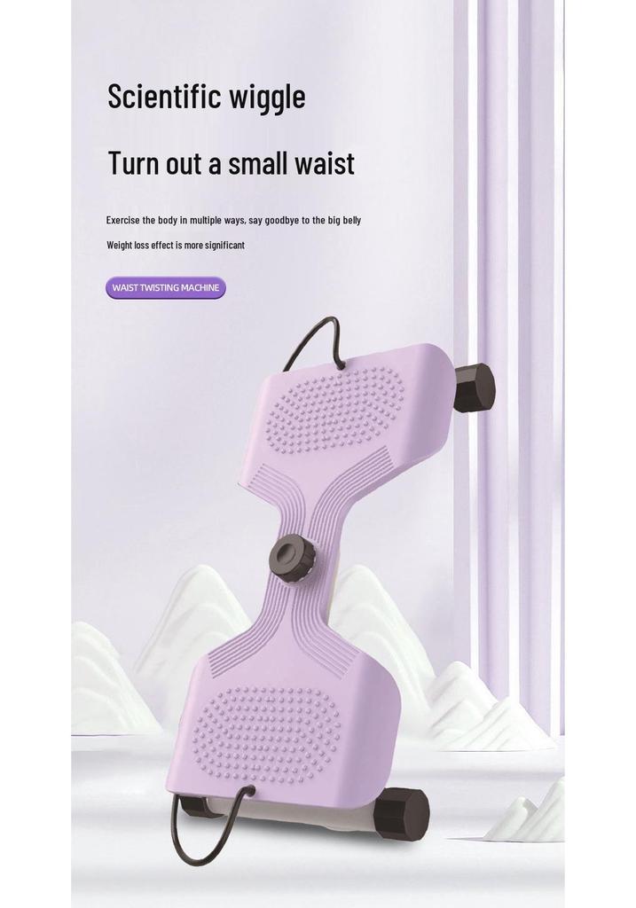 Adjustable Silent Double Bearing Waist Twisting Disc for Fitness