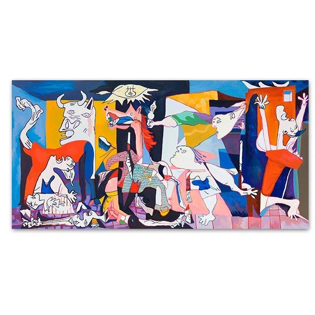 Picasso's Famous Painting Guernica Replicates Oil Painting Art Posters, Abstract Modernist Wall Paintings