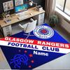 Custom Name Rangers F.C Printed Carpet,Rug for Office Chair Living Room Bedroom Kitchen Room Decor Gifts.