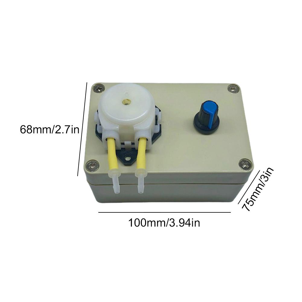 Industrial Peristaltic Liquid Pump US Plug Adjustable Speed Peristaltic Pump Adjustable Flowing Titration Pump 220V