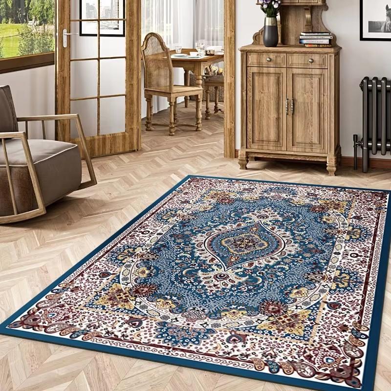 Türkiye Persian Carpet Vintage Ethnic Style Rug Living Room Decoration Rugs Living Room Bedroom Decoration Washroom Floor Mat