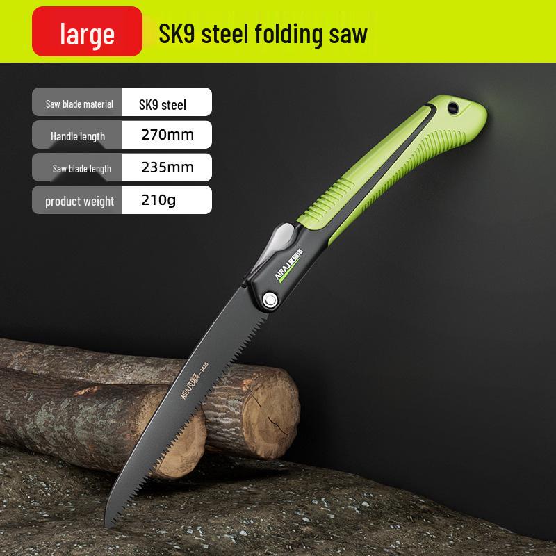 Compact Folding Hand Saw for Woodworking and Tree Cutting