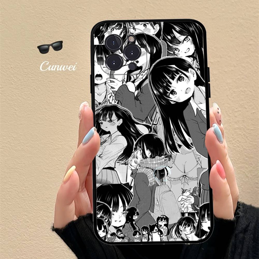 Popular Anime The Dangers In My Heart Phone Case For IPhone 17 16 15 14 13 12 11 Pro Max Plus Mini Silicone Black Cover