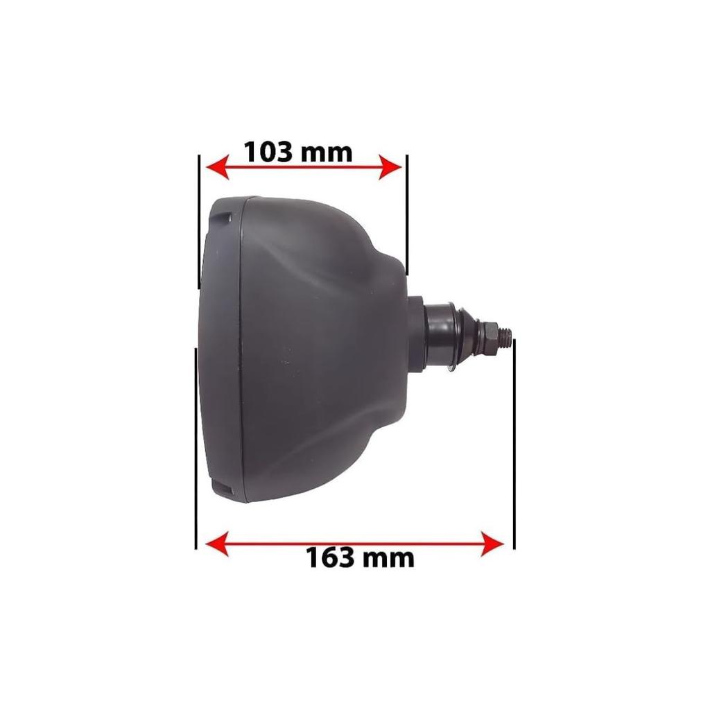 APSMOTIV 12V Front Headlight for JCB 2CX 3CX 4CX Backhoe Loader Headlamp with Indicator OEM 700/50192 for JCB Telehandler Forklift (Left Side)