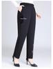 Women's Warm Winter Pants - Middle-Aged & Elderly, Thick Velvet & Lamb's Wool, Loose Fit, Cotton, Grandma Style