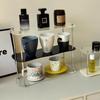 2/3 Tiers Acrylic Display Stand Desktop Cosmetics Perfume Display Display Rack Figurines Figures Cups Storage Holder INS Style