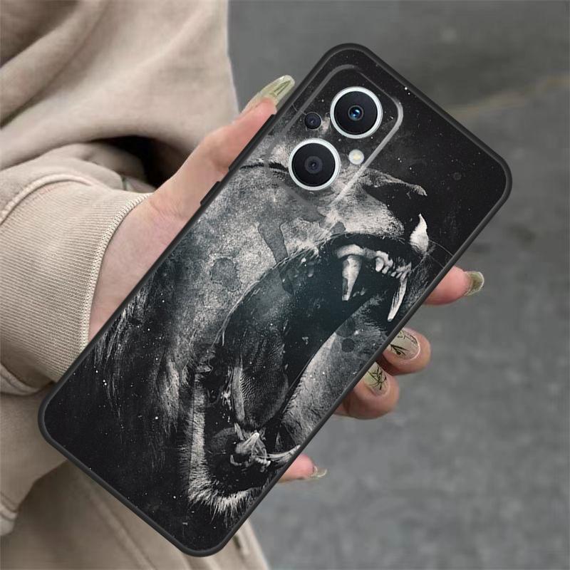 

Roaring Lion Case For OPPO Reno 14F 13F 12F 11F 10 12 13 14 Pro 7 8 Lite OPPO Find X5 X6 X8 X9 Pro Cover OPPO Reno8 5G