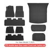 Floor Liners and Seat Back Pads for New Tesla Model Y Juniper 2025 All-Weather Waterproof TPE Trunk Mats Foot Mats Car Part