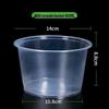 Disposable Round Transparent PP Plastic Bowl