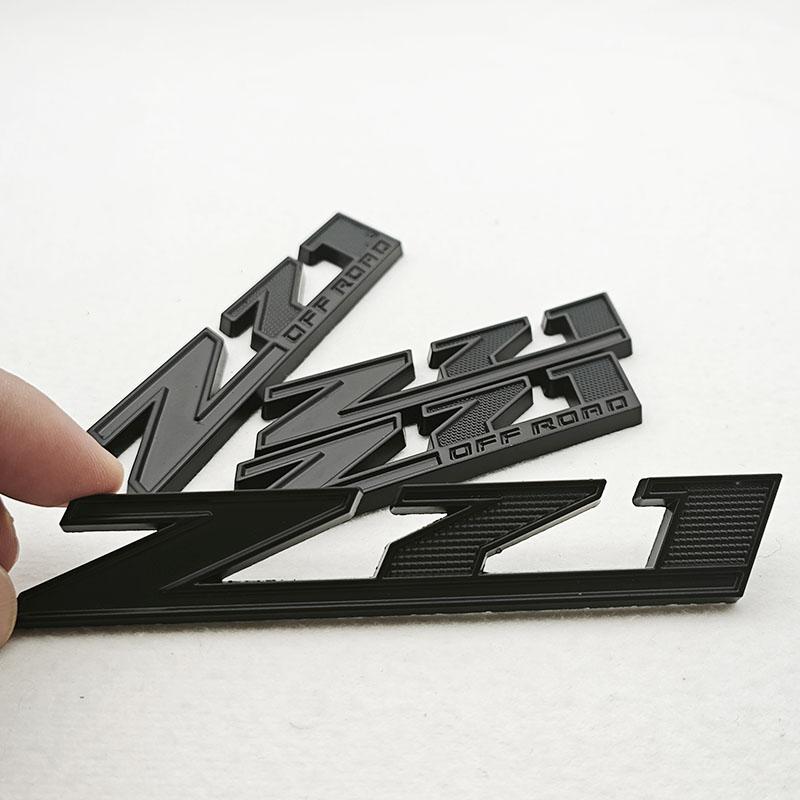 AABHC1 3D Metal Logo Z71 Z71OFF ROAD Car Sticker Rear Trunk Embelem Badge For Chevrolet Silverado Colorado Cheyenne Exterior Accessorie