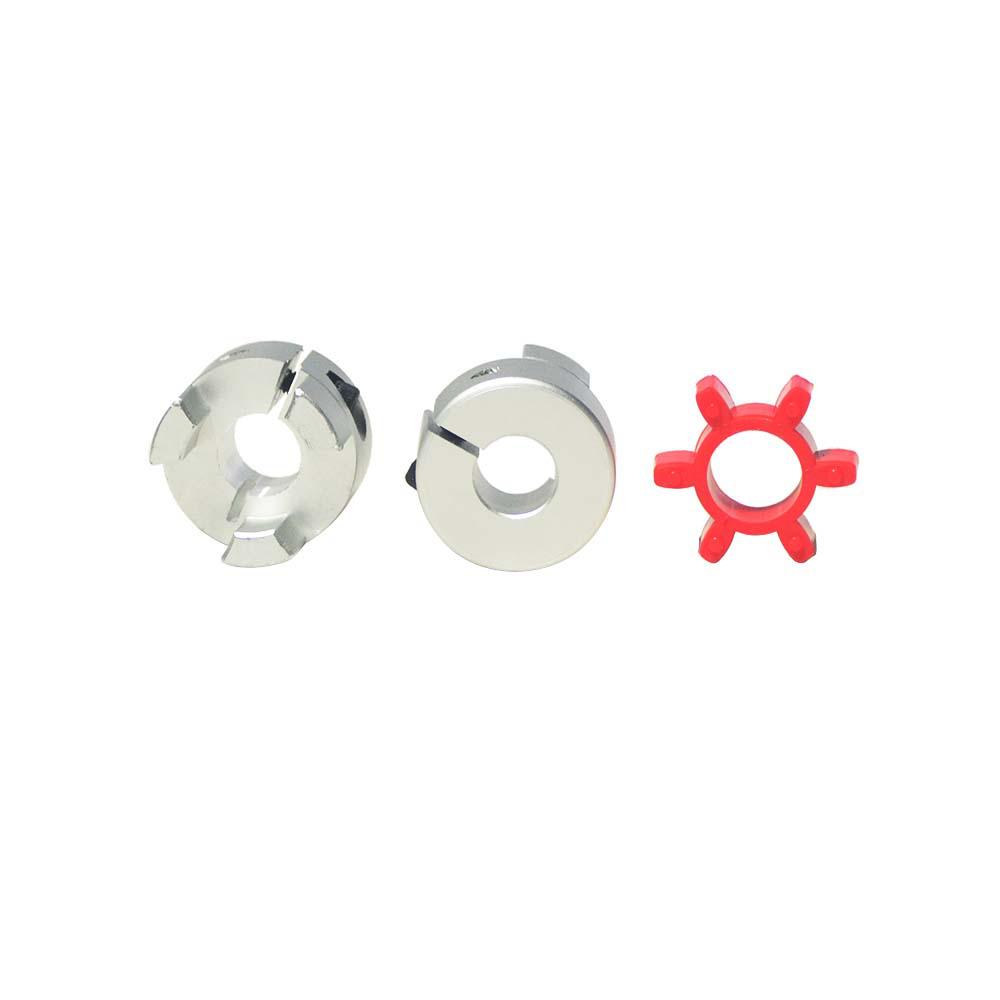 CNC Aluminum Plum Blossom Coupling: Elastic Motor Screw Rod, 30mm OD, 40mm Length.