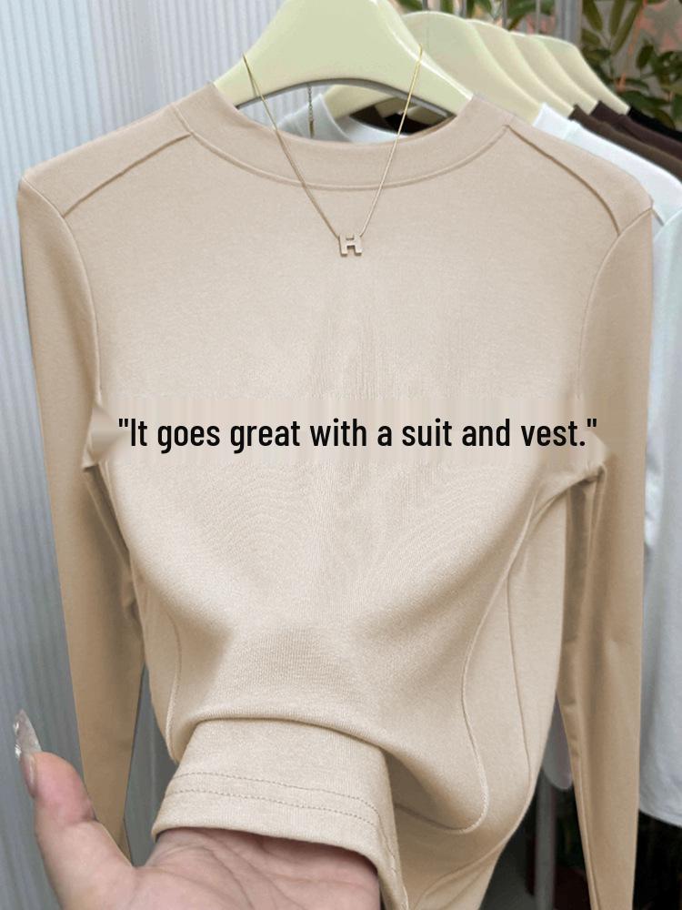 

Футболка с длинным рукавом Тепло и комфорт с отделкой косичка - Приталенный крой, 100% хлопок XL