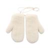 Used MAX MARA Teddy bear gloves wool alpaca White Used Women