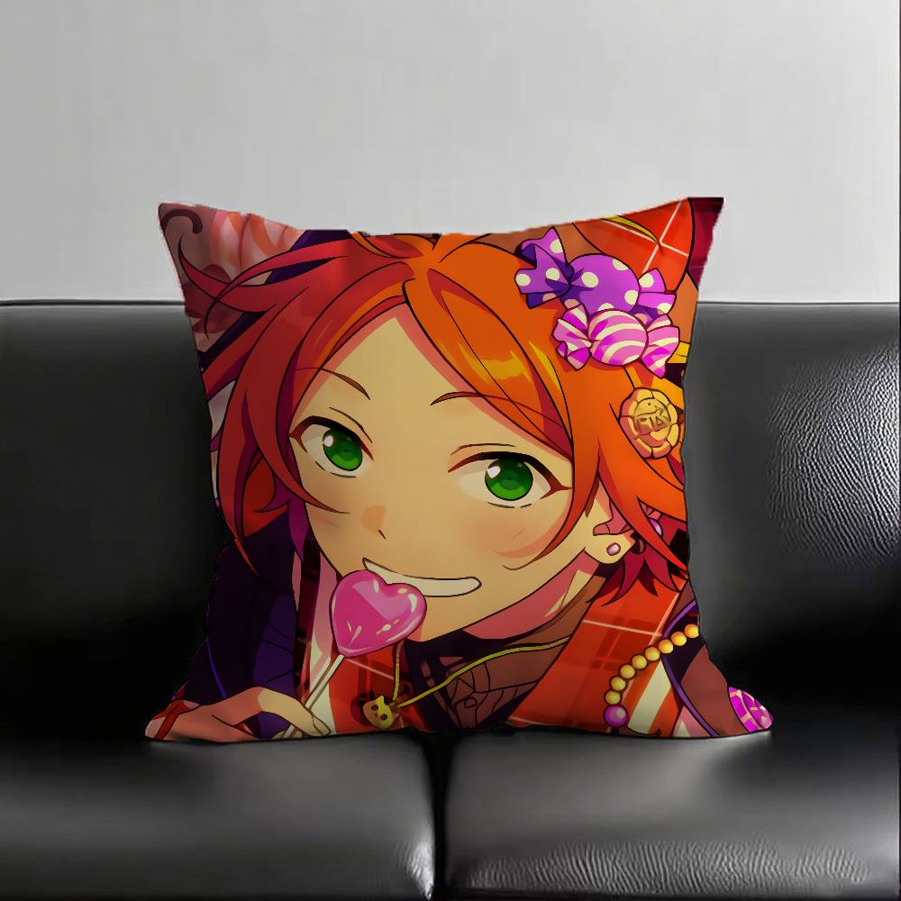 1 Stück Yuta Aoi Kissenbezug Mode Quadratischer Kissenbezug Schlafzimmer Sofa Zimmer Ins Dekoration Freizeit