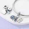 Charms Copper Plated Christmas Pendants Fit Original Bracelet Diy Santa Claus Elk Dangle Charms Jewelry