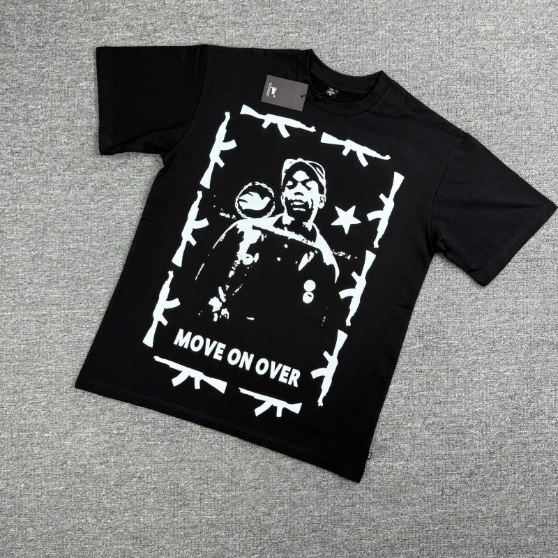Unisex Cotton Graphic Tee Oversized Fit Short Sleeve T-Shirt Youth Casual Wear