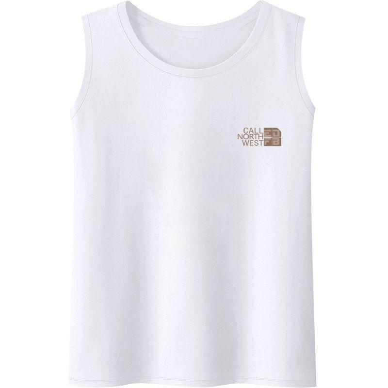 Womens White Oversized Sleeveless Shirt Casual Loose Tank Top