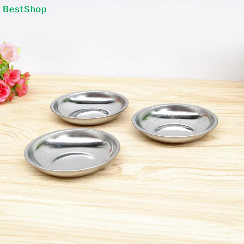 1/2/3Pcs Stainless Steel Sauce Dishes Rust Resistant BPA Free Perfect For Home Kitchen Outdoor Camping Sauce Serving