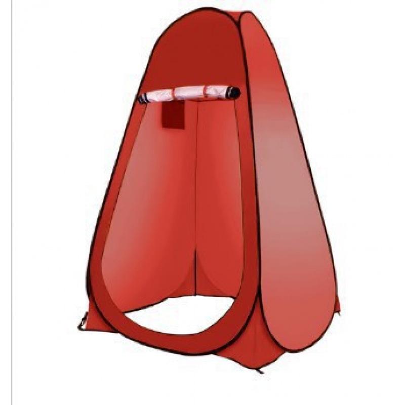 Automatic Pop-Up Camping Shower & Toilet Tent: Single Layer Steel Frame